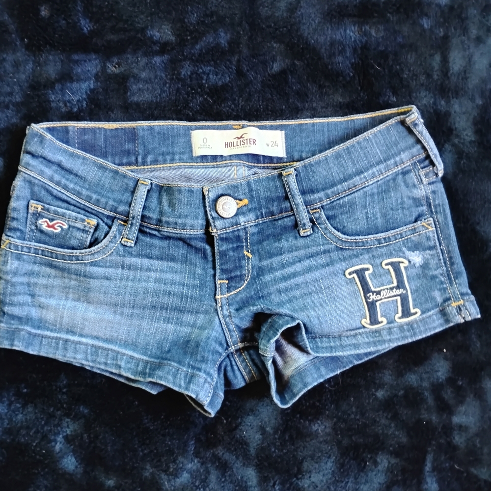 Hollister Blue Jean Shorts